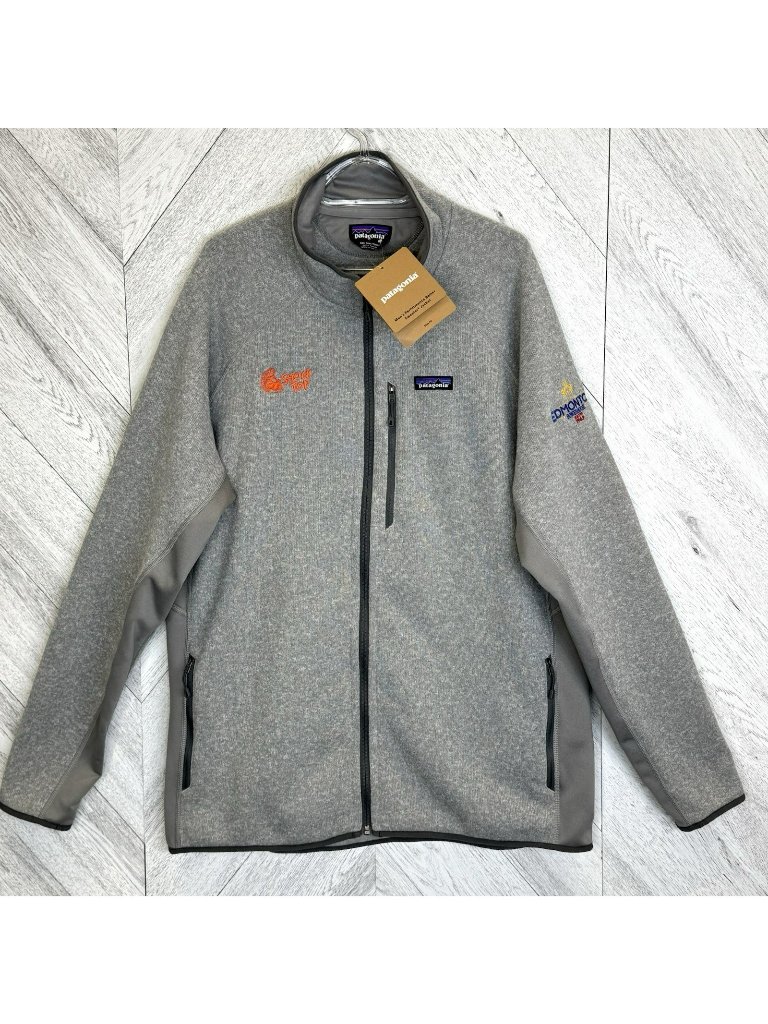 Nwt Patagonia Performance Better Sweater Jacket Slim Fit Mens Xxl Gray Full Zip